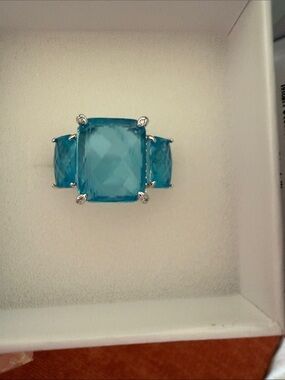 LET YOUR SOUL SHINE MENTAL HEALTH AWARENESS RING SIZE 8 New